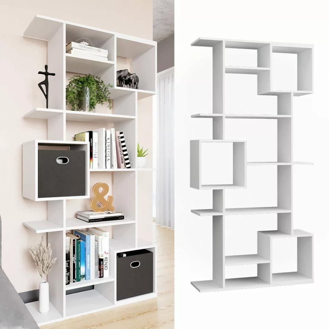 Vicco Raumteiler Cube, Weiß, 92 x günstig online kaufen