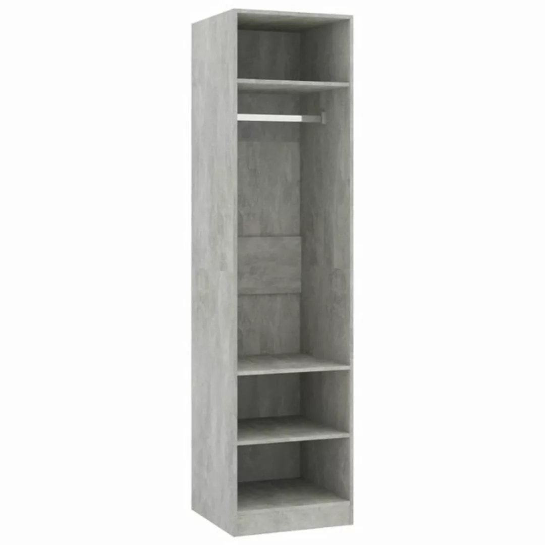 furnicato Kleiderschrank Betongrau 50x50x200 cm Holzwerkstoff (1-St) günstig online kaufen