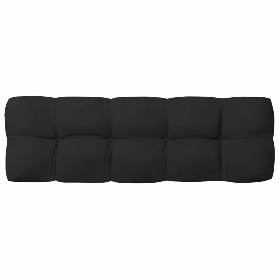 Gartensofa-kissen Schwarz 120x40x12 Cm Stoff günstig online kaufen