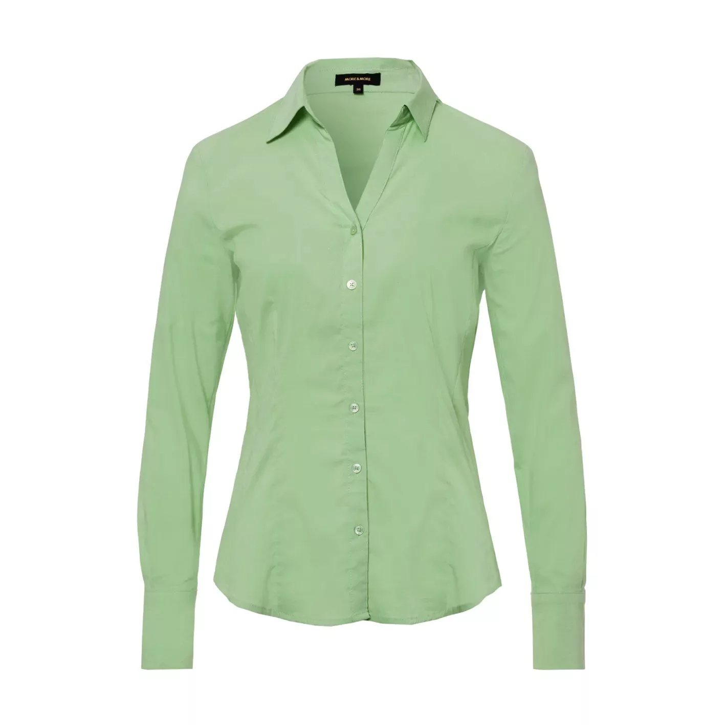 More & More langarm Bluse in grün günstig online kaufen