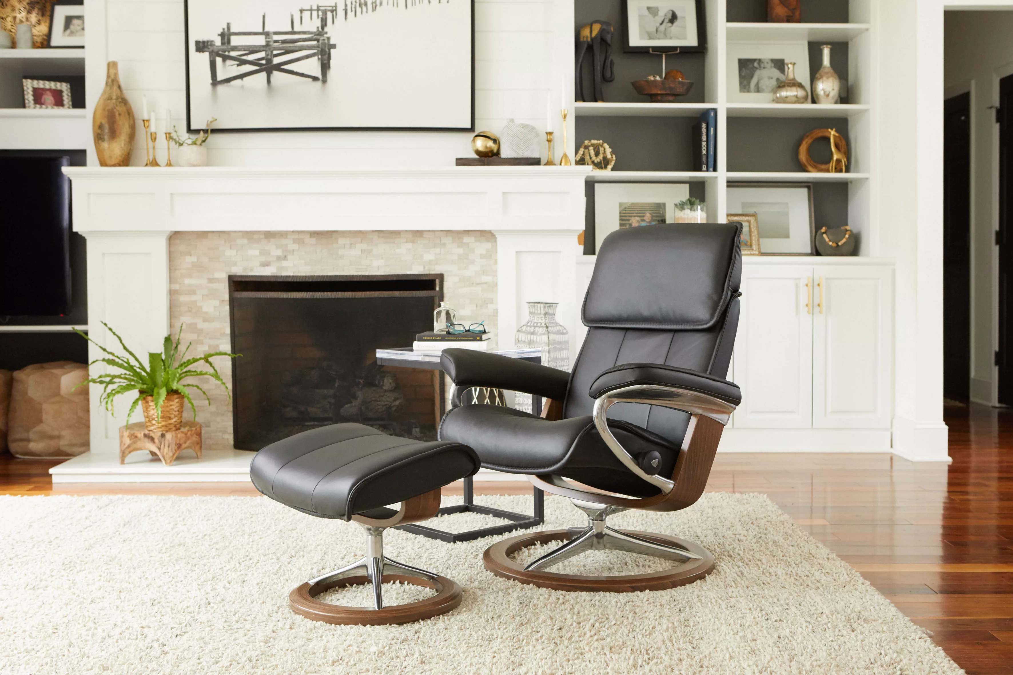 Stressless® Relaxsessel »Admiral«, (Set, Relaxsessel inkl. Hocker) günstig online kaufen