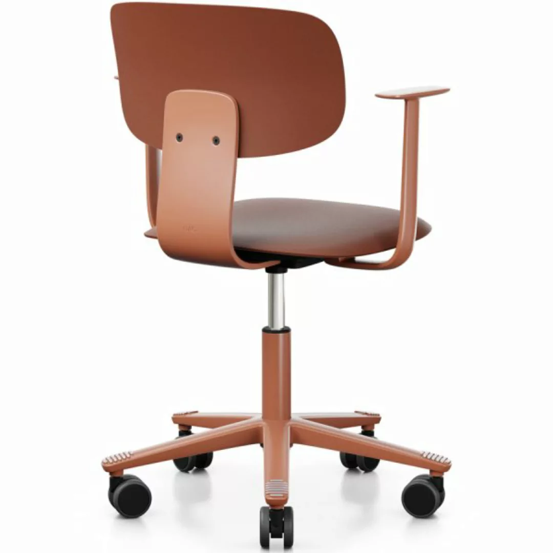 HAG Tion 2100 Bürostuhl mit Armlehnen Chestnut - Sitz u. Rückenschale Kunst günstig online kaufen