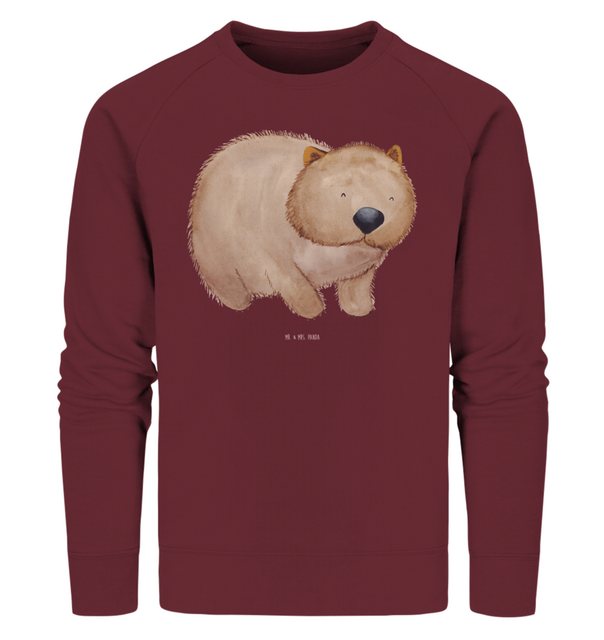 Mr. & Mrs. Panda Longpullover Größe S Wombat - Burgundy - Geschenk, Gute La günstig online kaufen