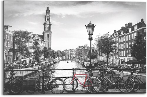 Reinders! Holzbild »Amsterdam Canal«, (1 St.) günstig online kaufen