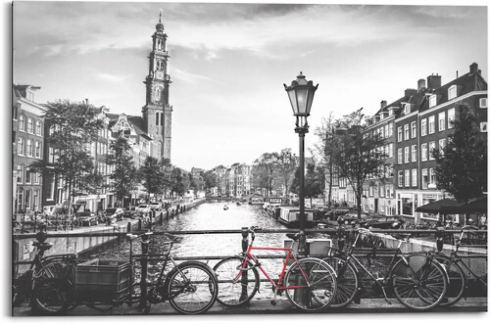 Reinders Holzbild "Amsterdam Canal", (1 St.) günstig online kaufen