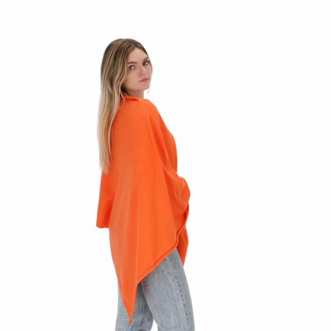 halsüberkopf Accessoires Strickponcho Strickponcho in tollen Unifarben! günstig online kaufen