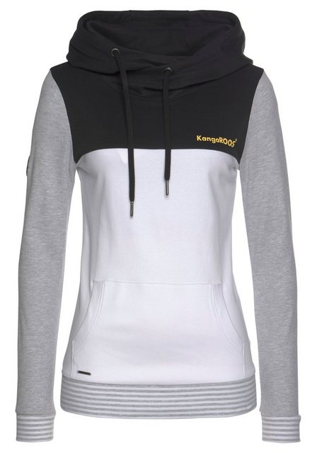 KangaROOS Kapuzensweatshirt mit modischer Kombination aus Color-Blocking un günstig online kaufen