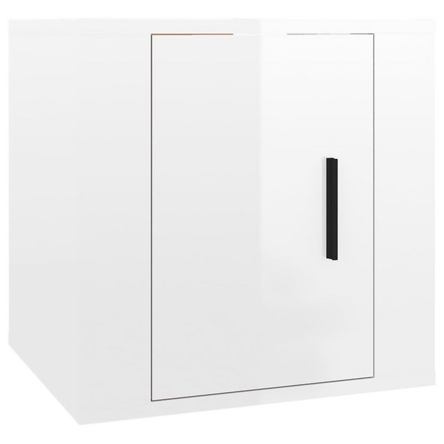 Vidaxl Tv-wandschrank Hochglanz-weiß 40x34,5x40 Cm günstig online kaufen