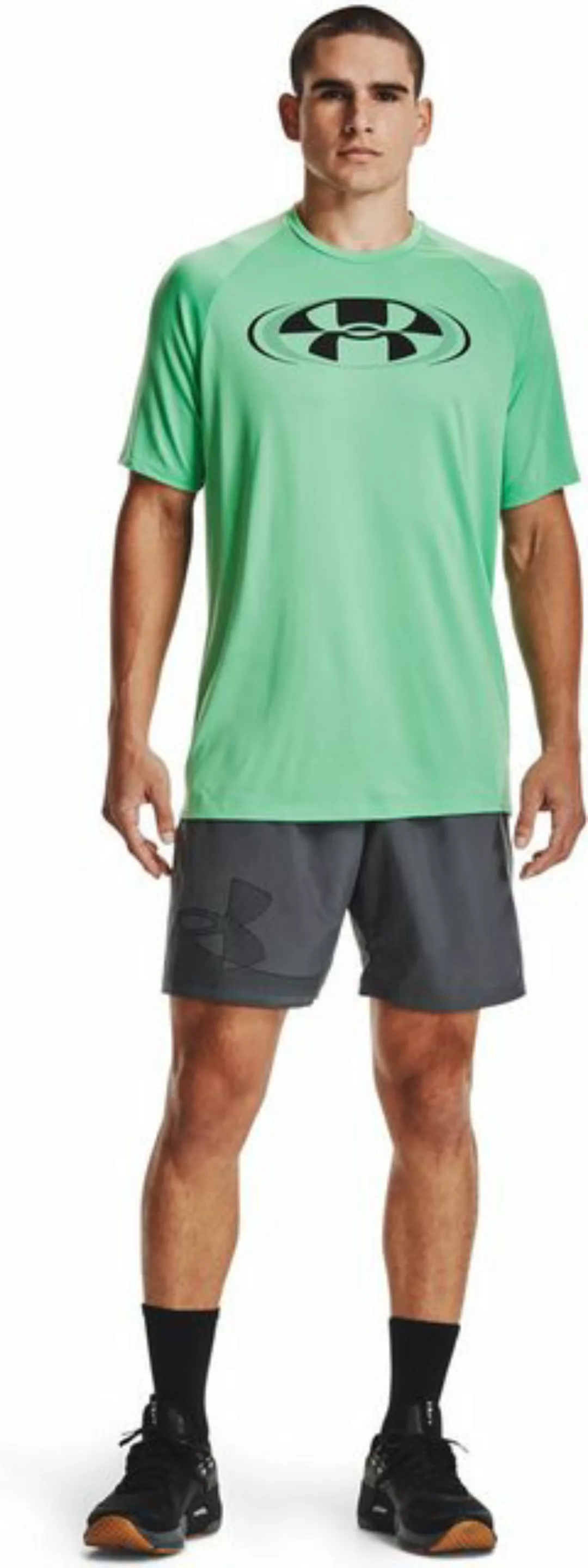 Under Armour® Kurzarmshirt UA TECH 2.0 CIRCUIT SS-BLK,Matcha G Matcha Green günstig online kaufen