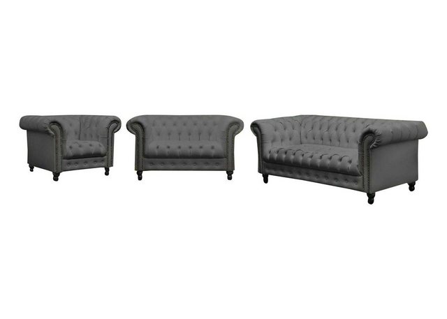 Xlmoebel Sofa Chesterfield Sofagarnitur 3-2-1 Sitzer Design Wohnzimmer Möbe günstig online kaufen