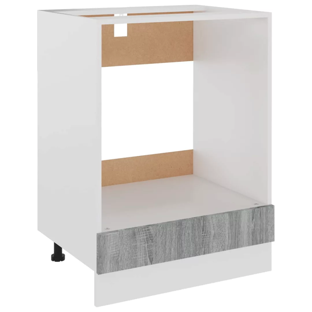 Vidaxl Herdumbauschrank Grau Sonoma 60x46x81,5 Cm Holzwerkstoff günstig online kaufen