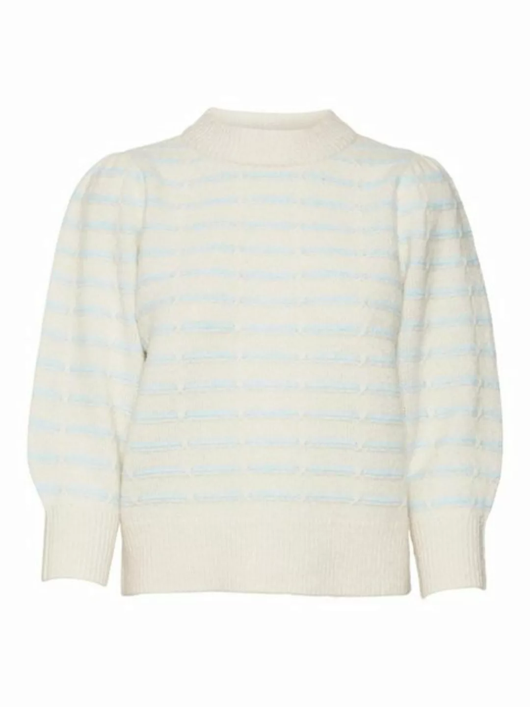 Vero Moda Strickpullover LEONOR (1-tlg) Drapiert/gerafft günstig online kaufen