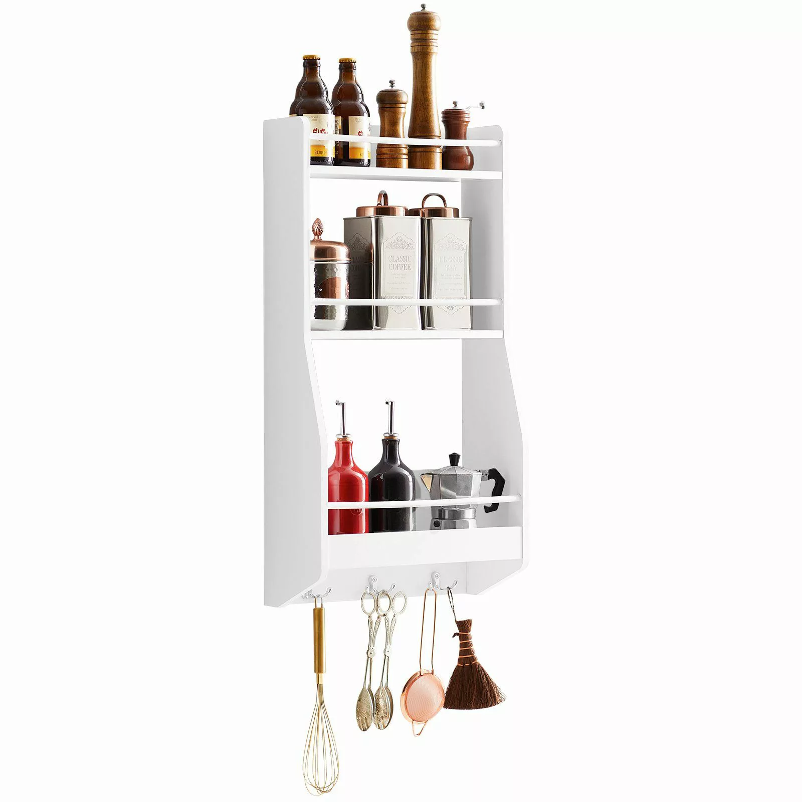 SoBuy Wandregal KCR12, Wandregal Hängeregal Badregal günstig online kaufen