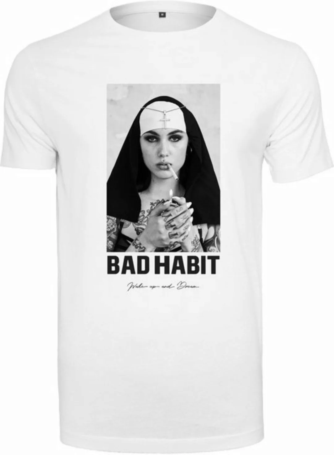 MisterTee Kurzarmshirt "Herren Bad Habit Tee", (1 tlg.) günstig online kaufen