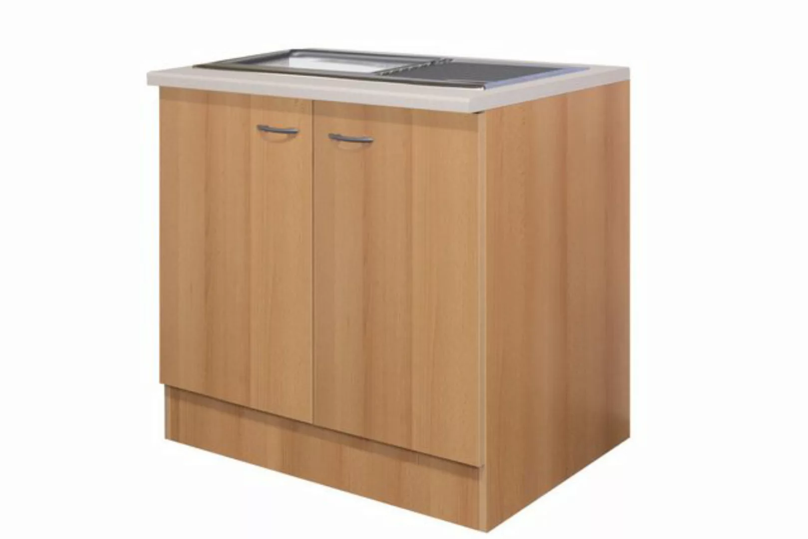 Flex-Well Spülenunterschrank Spülenunterschrank 100 cm mit Arbeitsplatte & günstig online kaufen