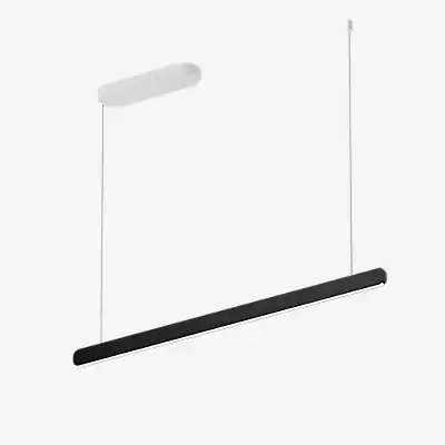 Occhio Mito Volo 100 Fix Up Table Pendelleuchte LED, Kopf schwarz matt/Bald günstig online kaufen