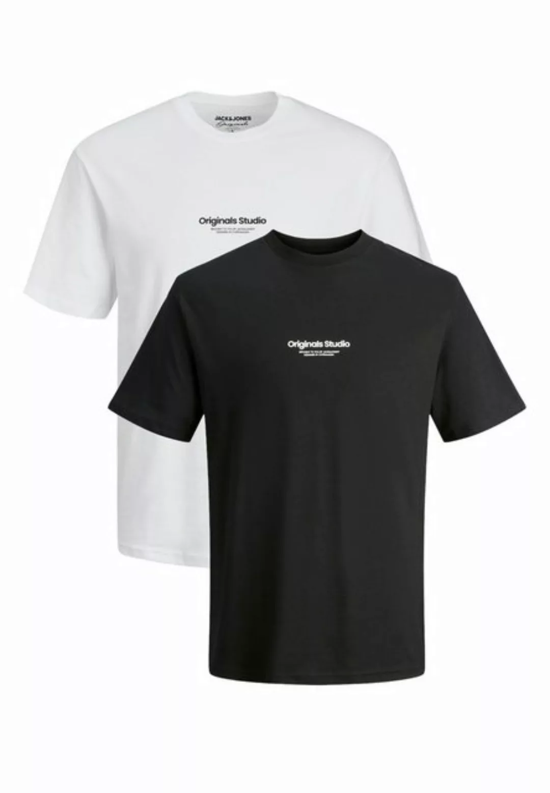 Jack & Jones T-Shirt 2er Pack Jorvesterbro (Spar-Set, 2-tlg) T-Shirt - Baum günstig online kaufen