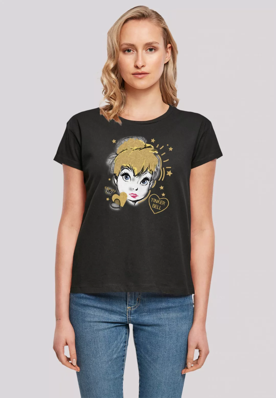 F4NT4STIC T-Shirt "Disney Peter Pan Golden Tink", Premium Qualität günstig online kaufen