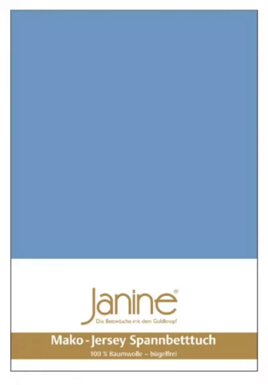 Janine Spannbetttuch Mako-Feinjersey 5007 zartrosa Größe:  150x200 cm günstig online kaufen