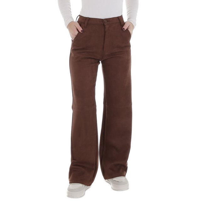 Ital-Design Lederimitathose Damen Freizeit (88836873) Stretch Hose in Leder günstig online kaufen