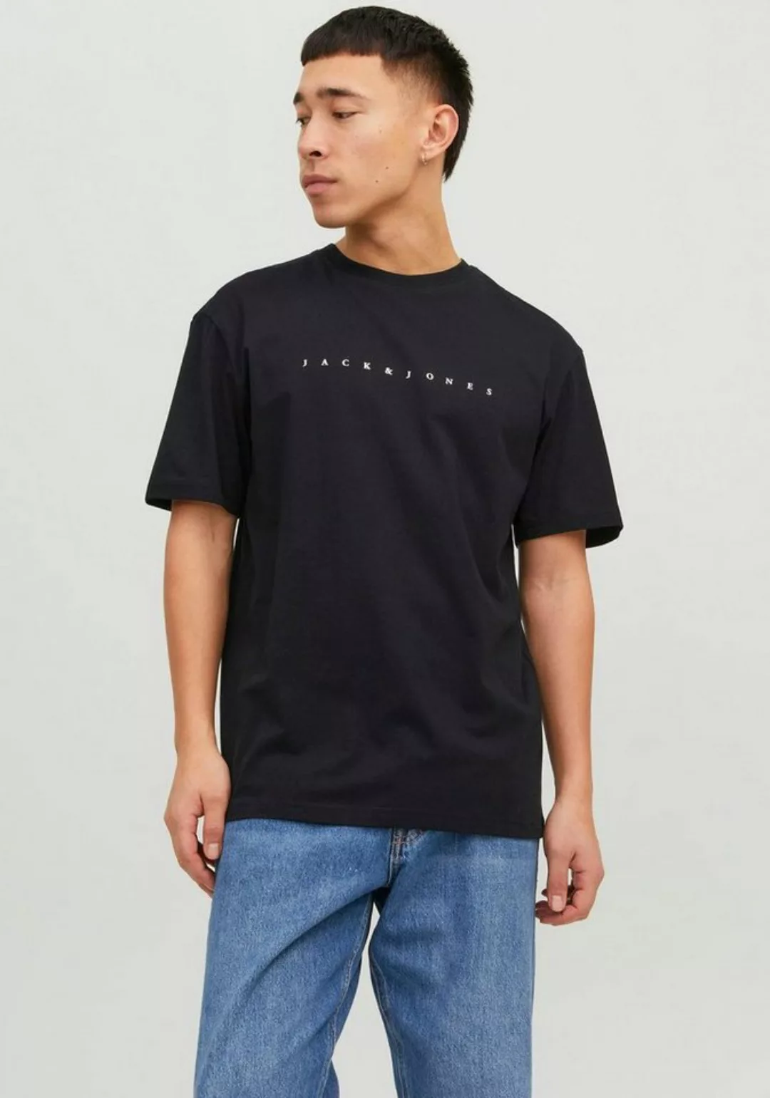 Jack & Jones Rundhalsshirt JJESTAR JJ TEE SS NOOS mit Logo Schriftzug günstig online kaufen