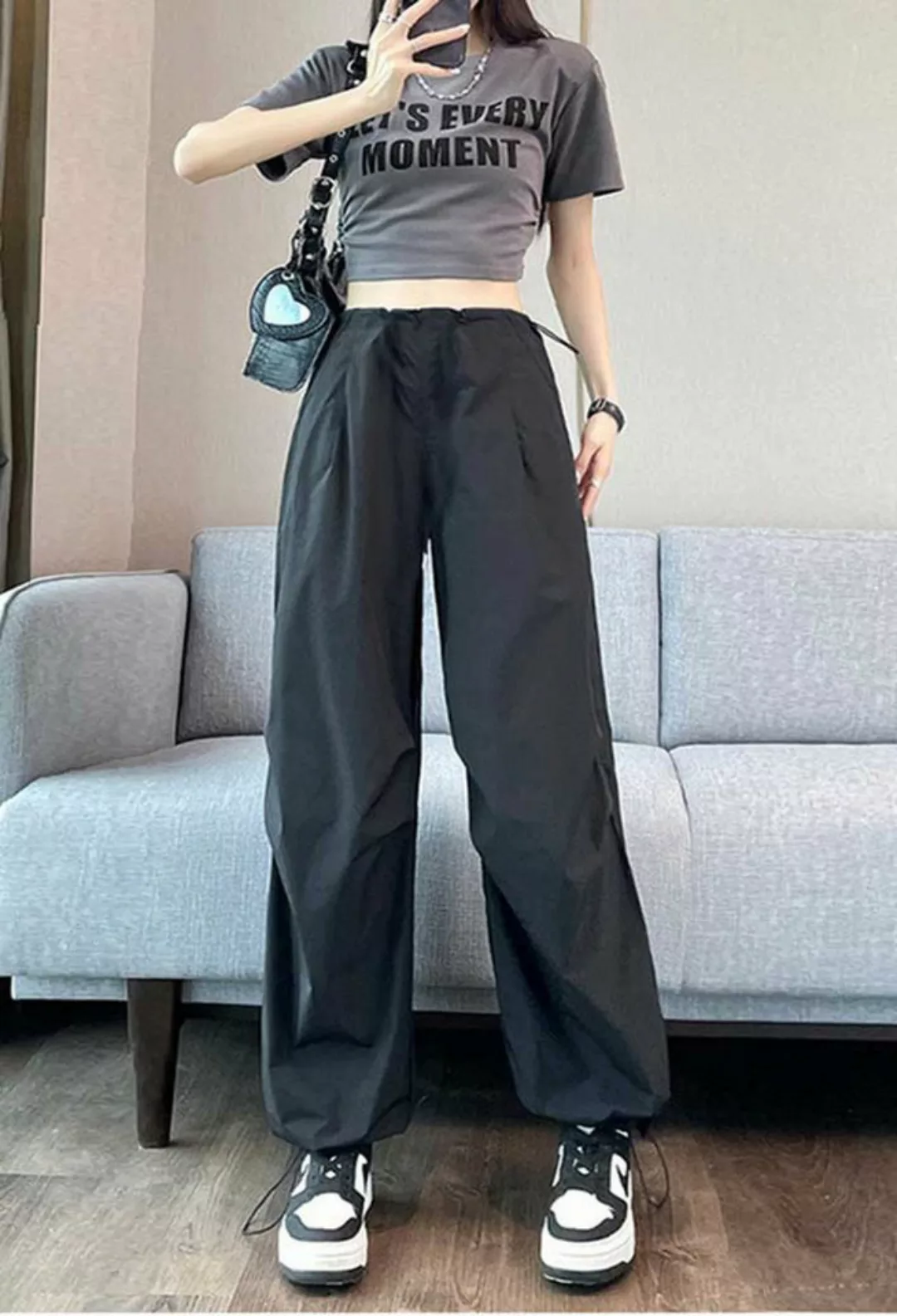 SEGUEN Loungepants Elastische Stretch-Hose mit hoher Taille für Frauen (Neu günstig online kaufen
