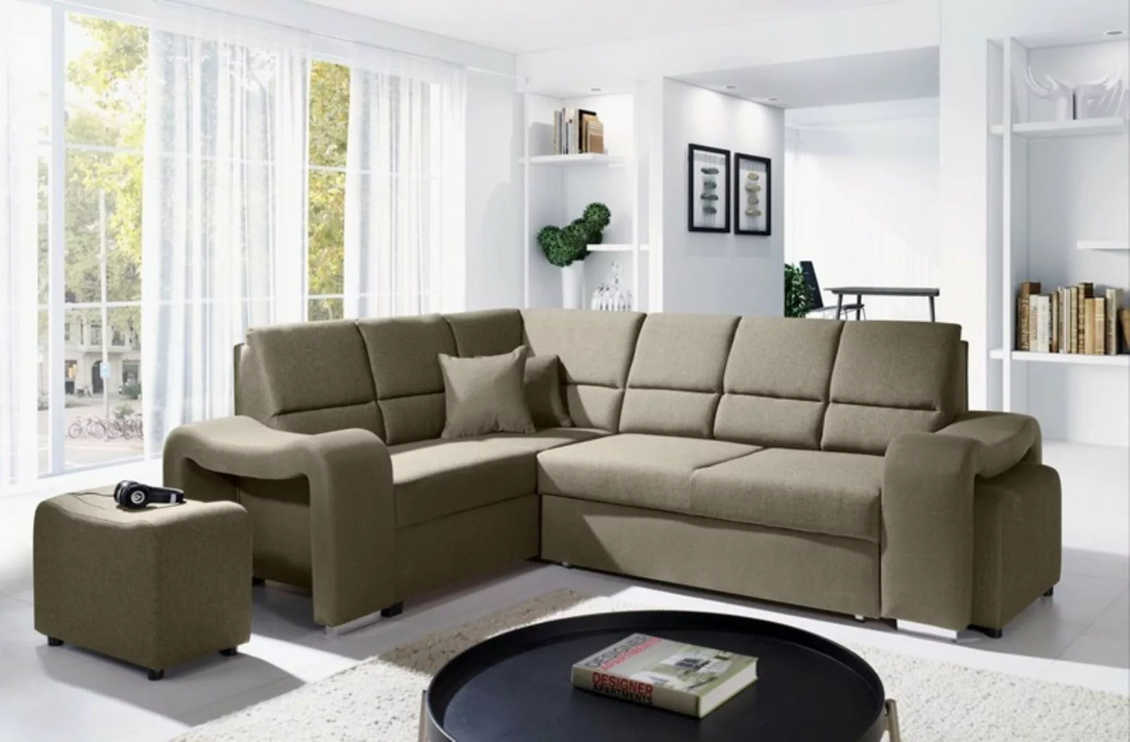 ALTDECOR Ecksofa WAKI, Couch mit Schlaffunktion, Wohnzimmer - Wohnlandschaf günstig online kaufen