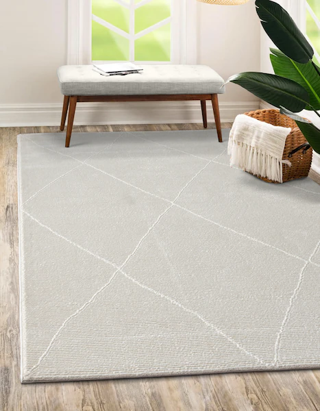 the carpet Teppich »Sign«, rechteckig, Designer Teppich Flor 1 recyceltem P günstig online kaufen