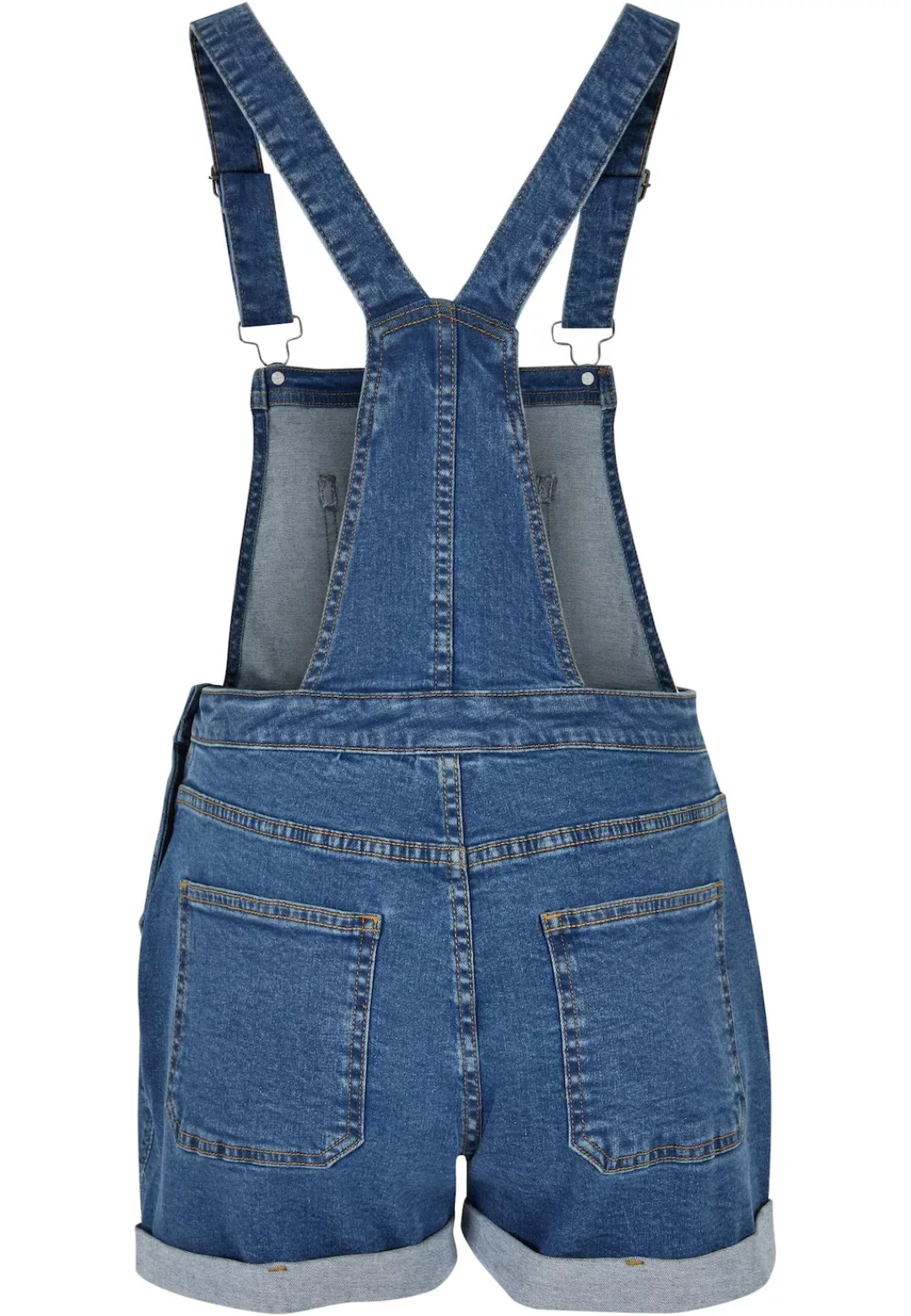 URBAN CLASSICS Jumpsuit "Urban Classics Damen Ladies Organic Short Dungaree günstig online kaufen