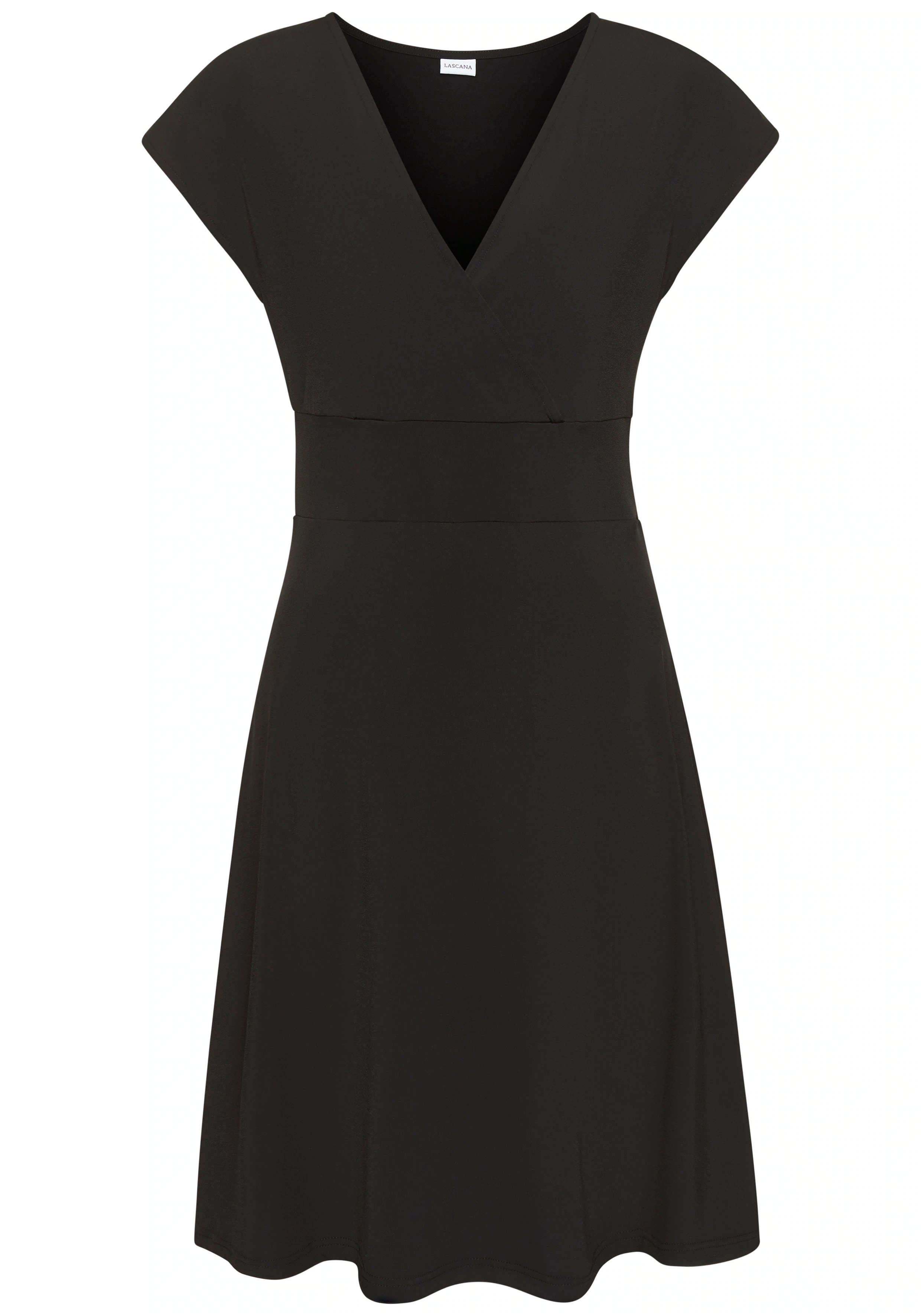 LASCANA Midikleid, aus bügelfreier Ware, elegantes Sommerkleid aus Jersey, günstig online kaufen