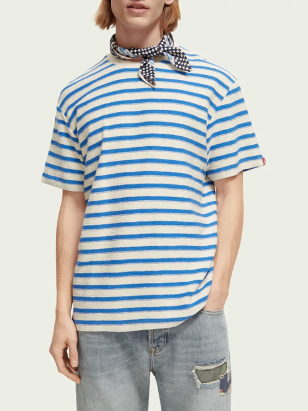 Relaxed fit striped T-shirt günstig online kaufen
