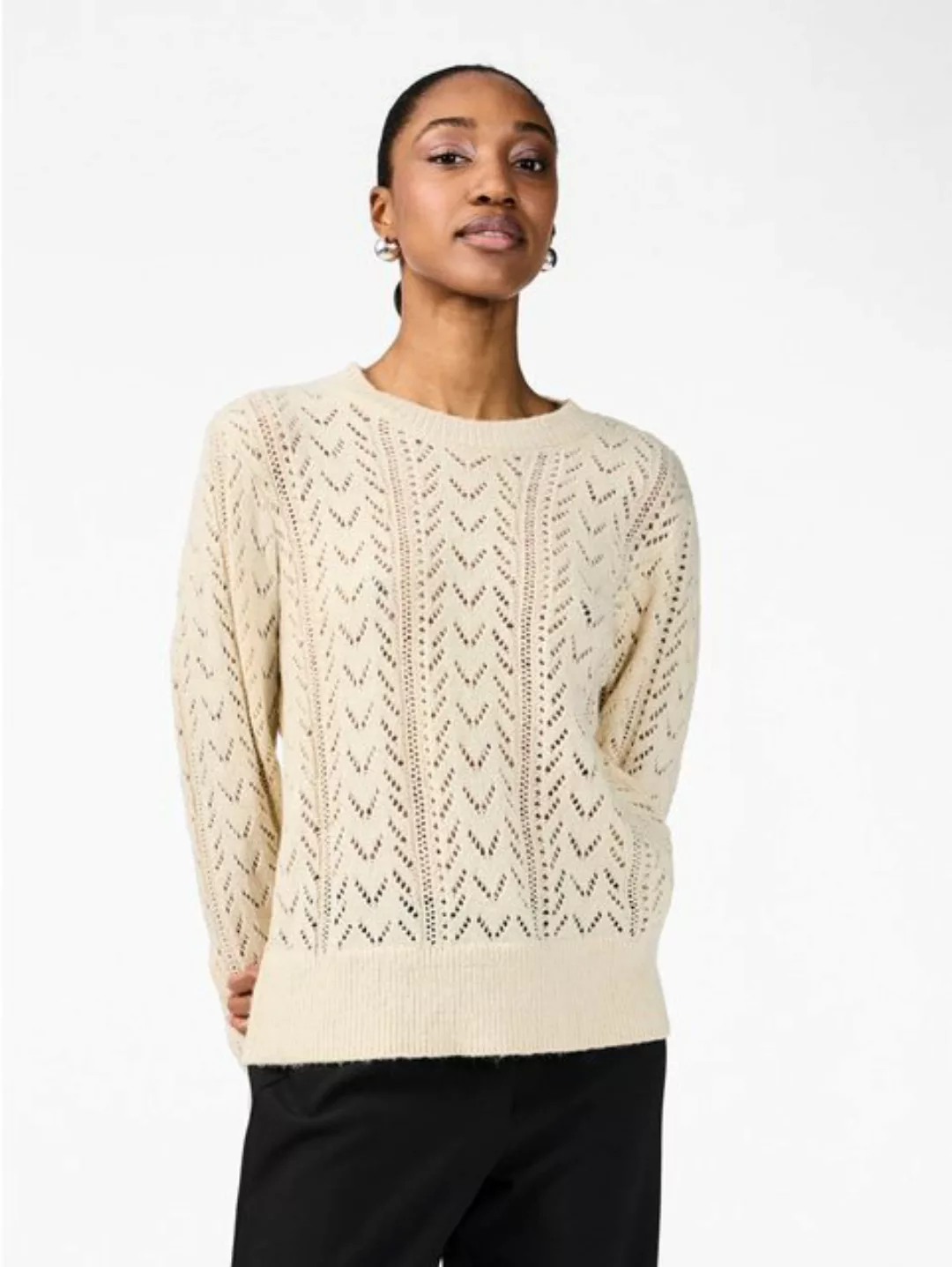 Y.A.S Rundhalspullover YASTELLA LS KNIT PULLOVER S. NOOS günstig online kaufen