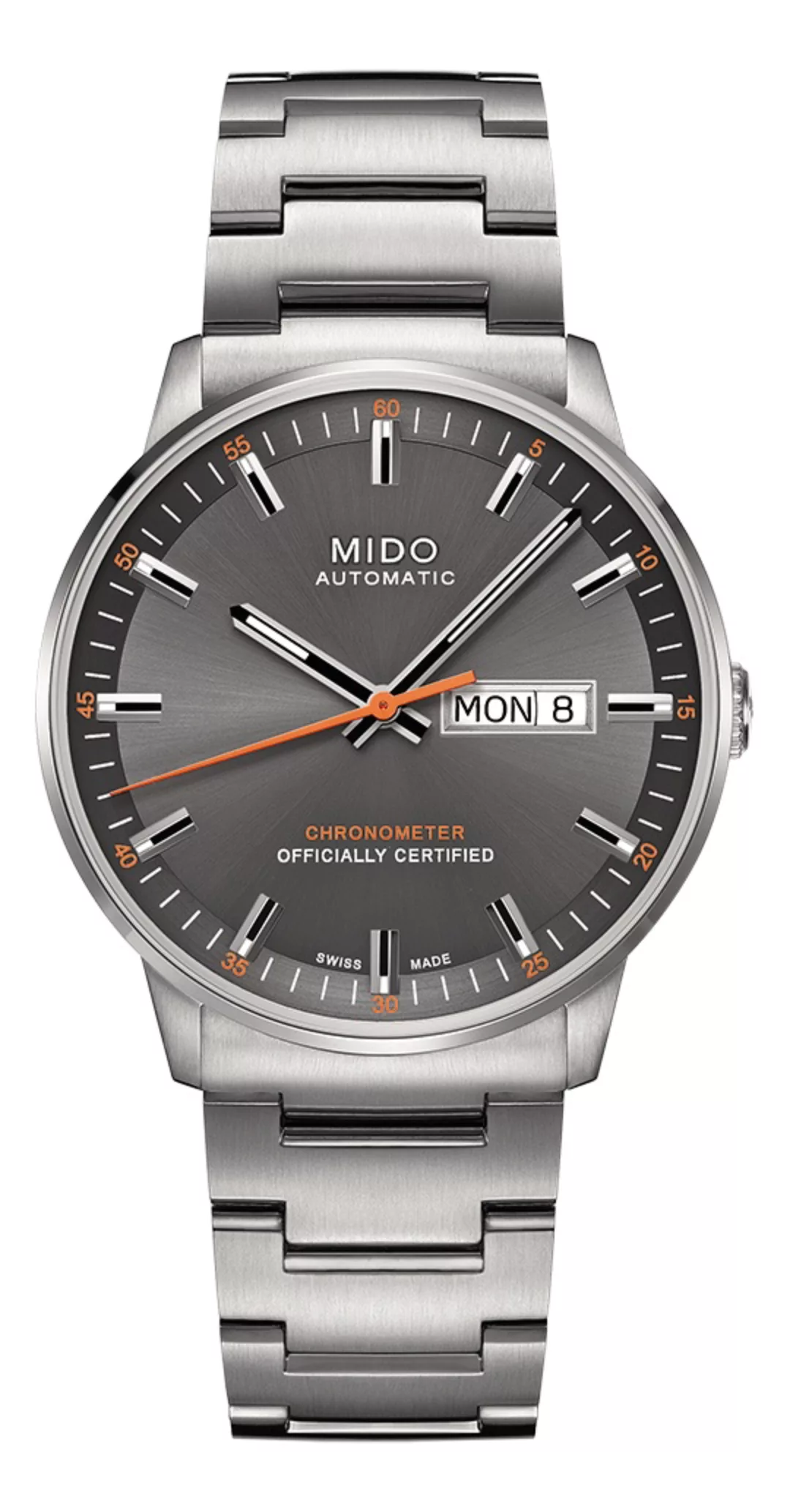 Mido COMMANDER II Automatic Chronometer, grey, Stahlband M021.431.11.061.01 günstig online kaufen
