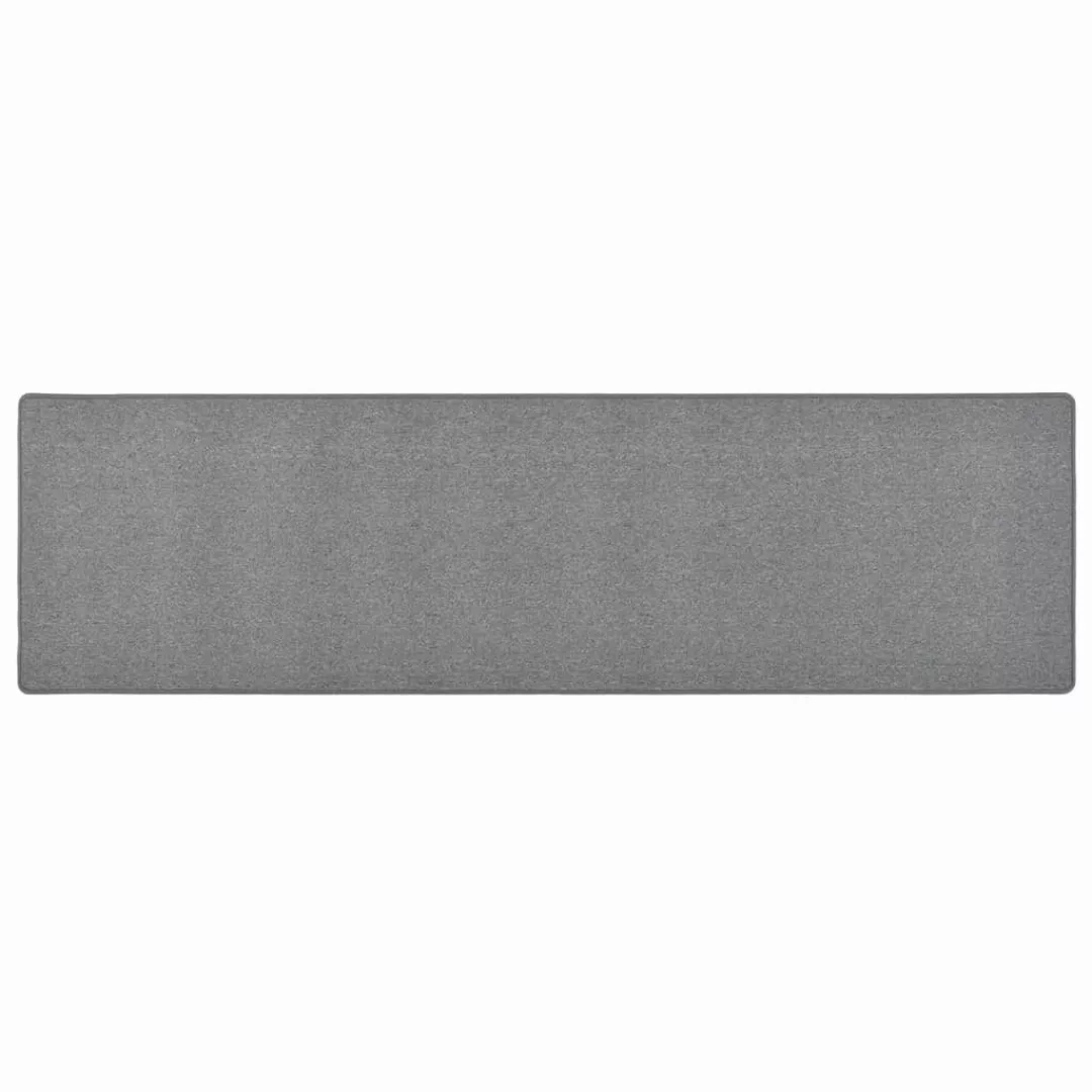 vidaXL Teppich Teppichläufer Dunkelgrau 50x200 cm, günstig online kaufen