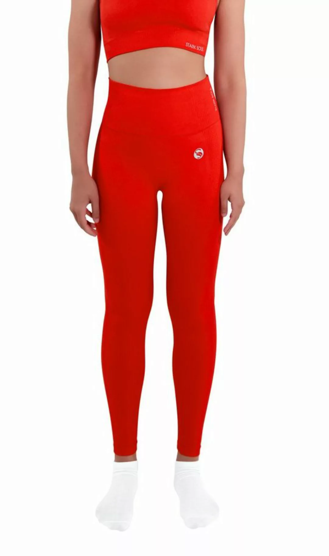 Stark Soul® Highwaist Leggings Sport Leggings "reflect" mit hohem breitem B günstig online kaufen