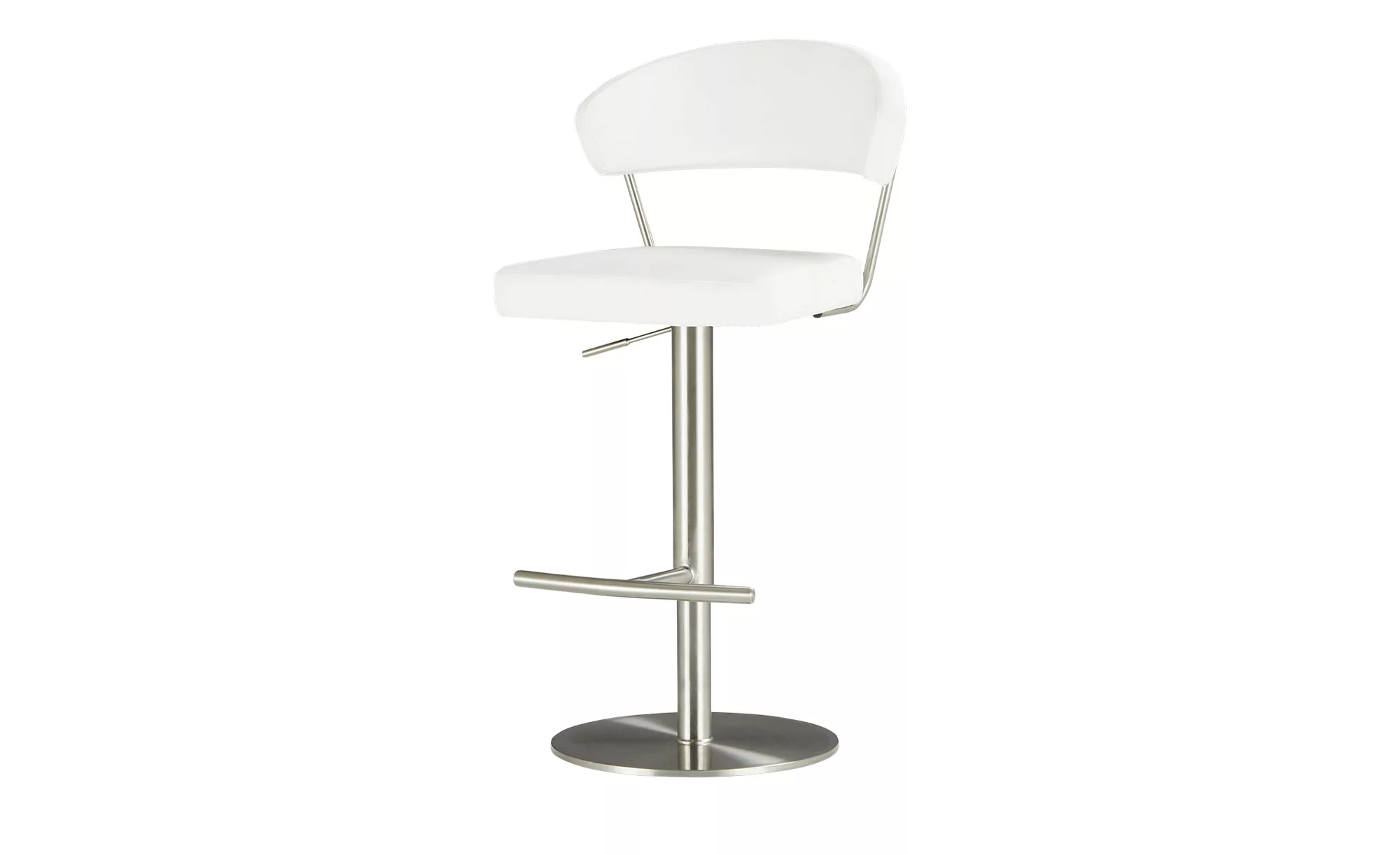 Barhocker - weiß - 53 cm - 87,5 cm - 55,5 cm - Stühle > Barhocker - Möbel K günstig online kaufen