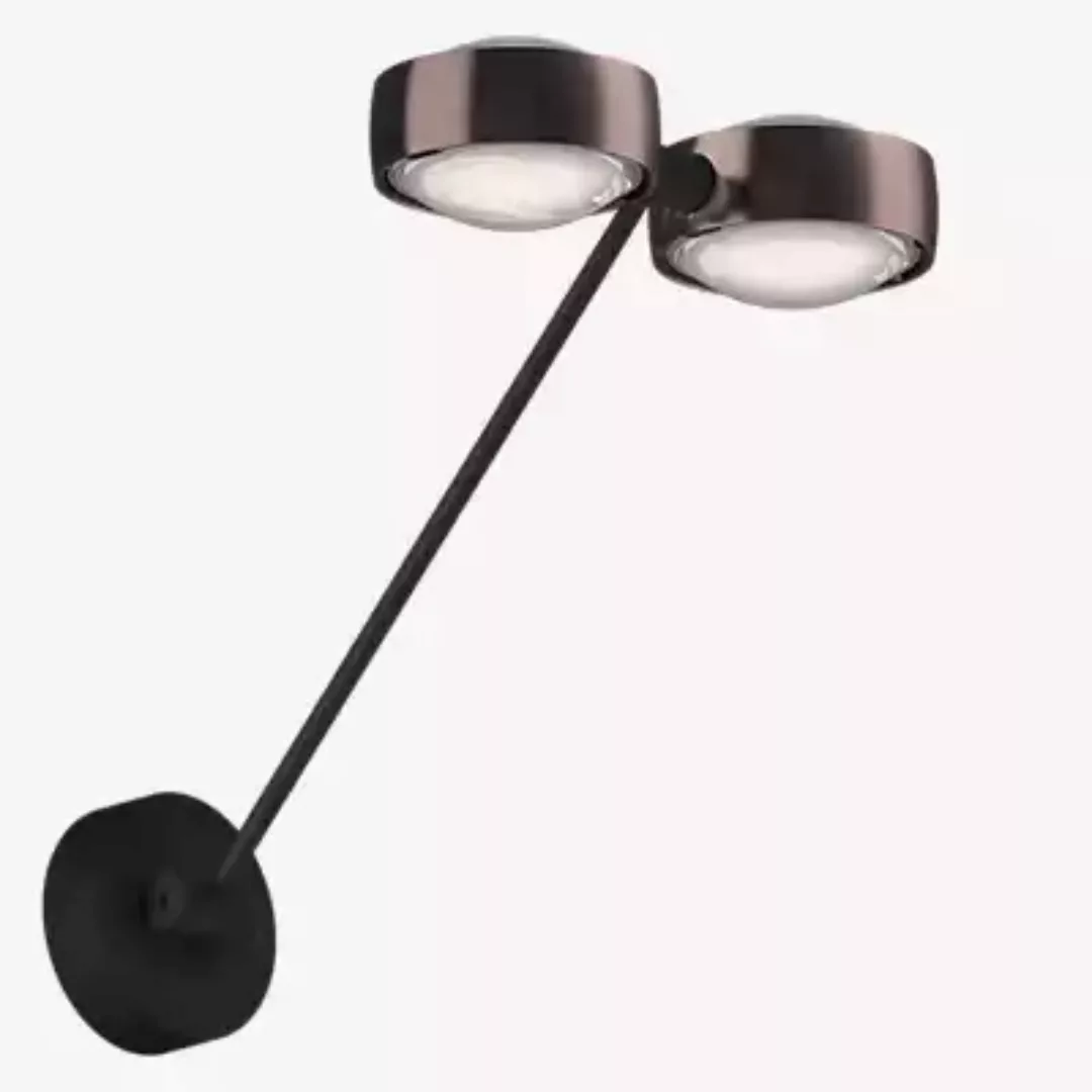 Occhio Sento Parete Doppio 40 Up E Wandleuchte LED, Kopf phantom/Body schwa günstig online kaufen