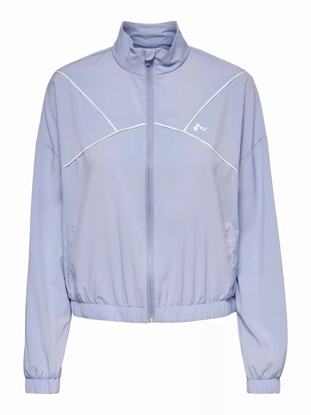 ONLY Einfarbig Training Jacke Damen Violett günstig online kaufen