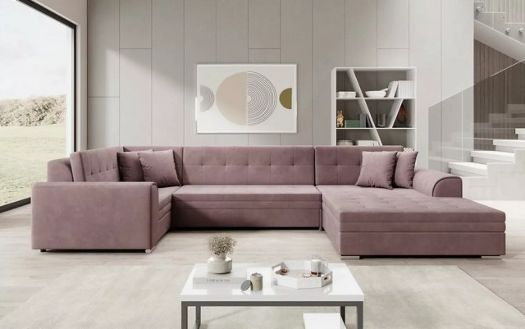 Luxusbetten24 Schlafsofa Designer Sofa Velio, mit Schlaffunktion günstig online kaufen