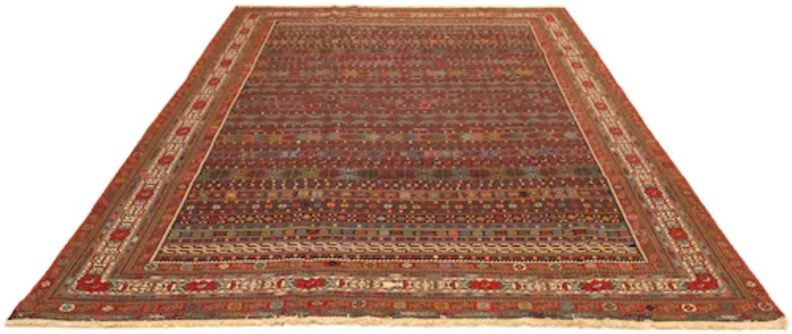 morgenland Wollteppich »Afshar Sirjan Teppich handgeknüpft 0«, rechteckig, günstig online kaufen