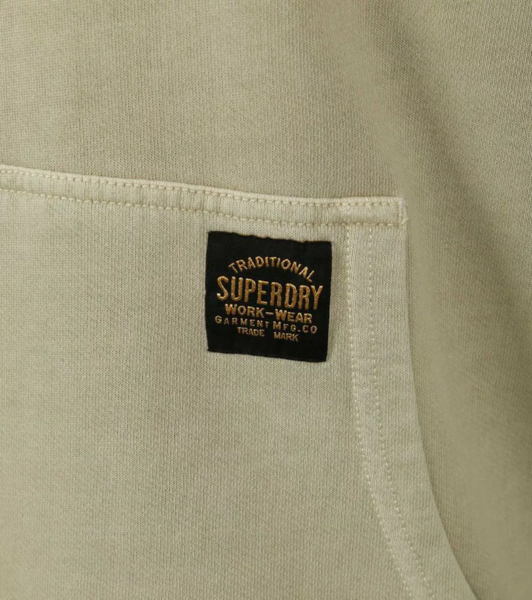 Superdry Hoodie Washed Beige - Größe L günstig online kaufen