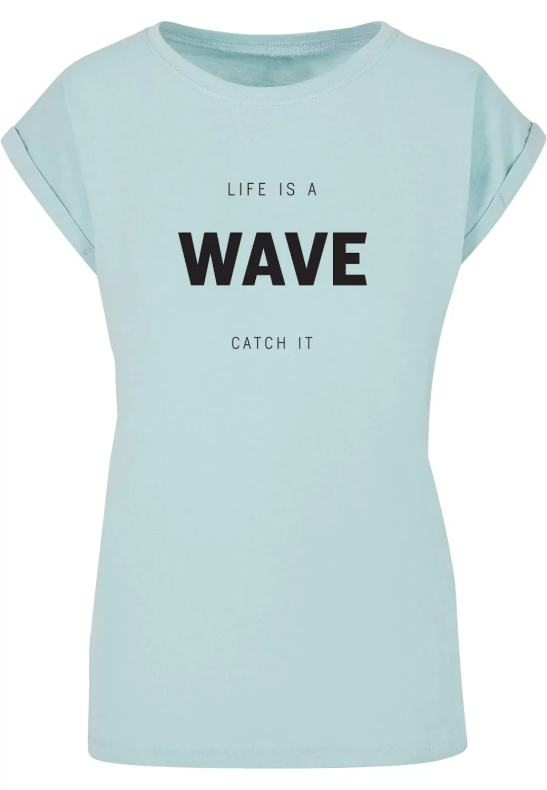 Merchcode T-Shirt "Merchcode Damen Ladies Summer - Life is a wave T-Shirt" günstig online kaufen