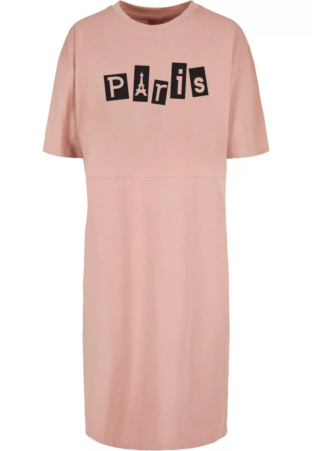 Merchcode Shirtkleid "Merchcode Damen Ladies Paris Organic Oversized Slit T günstig online kaufen