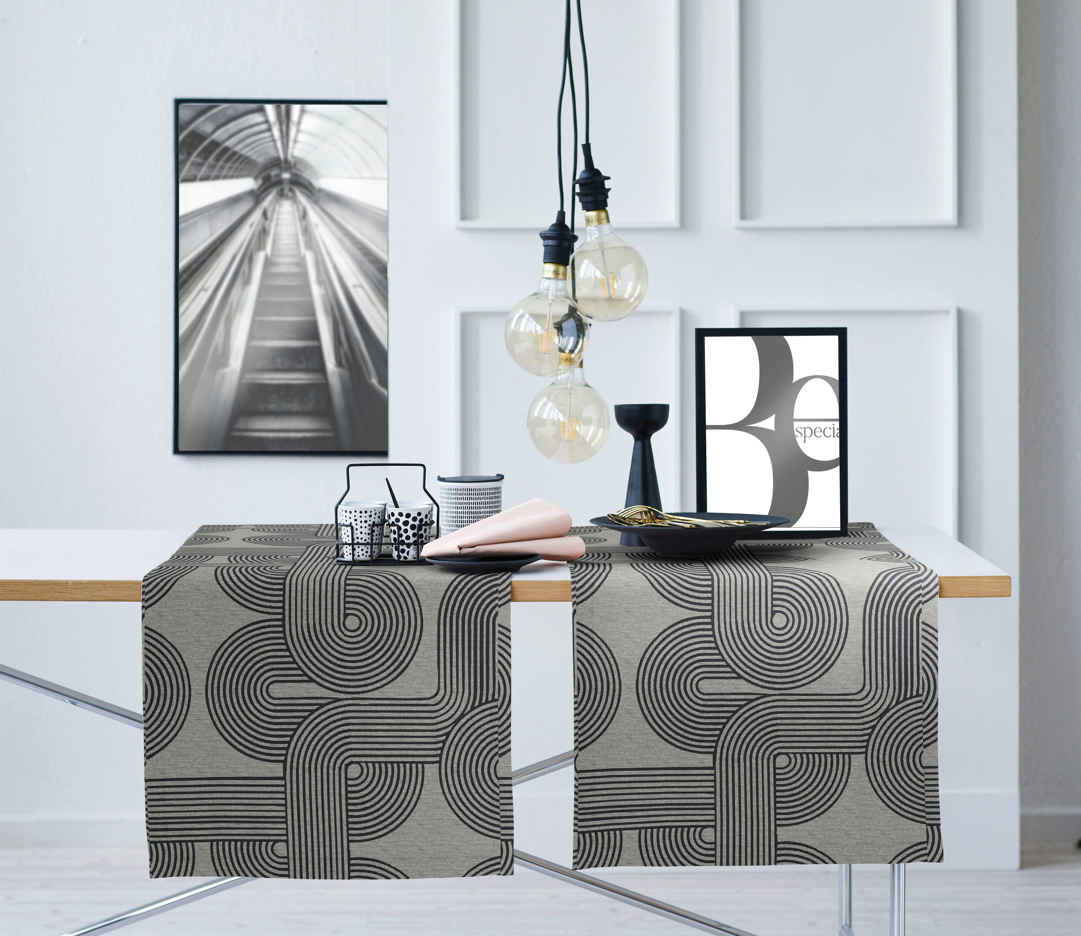 APELT Tischläufer Nova, LOFT STYLE, Jacquard günstig online kaufen
