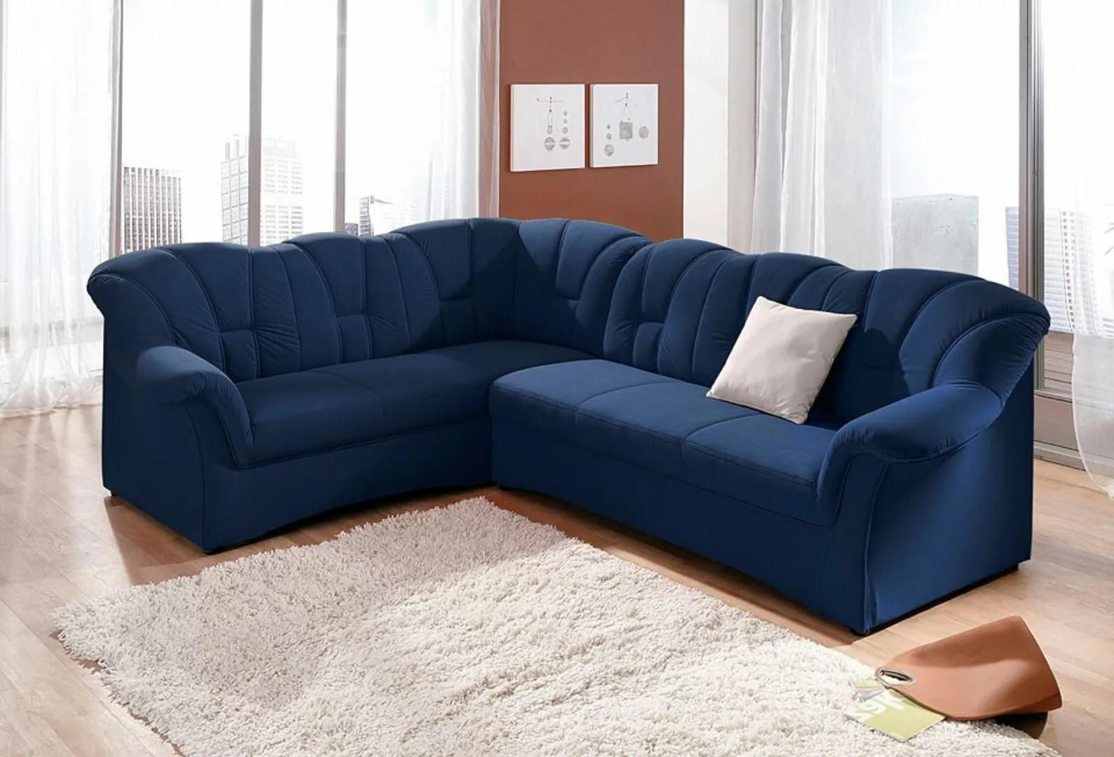 DOMO collection Ecksofa »Papenburg B/T/H: 242/190/84 cm L-Form«, wahlweise günstig online kaufen