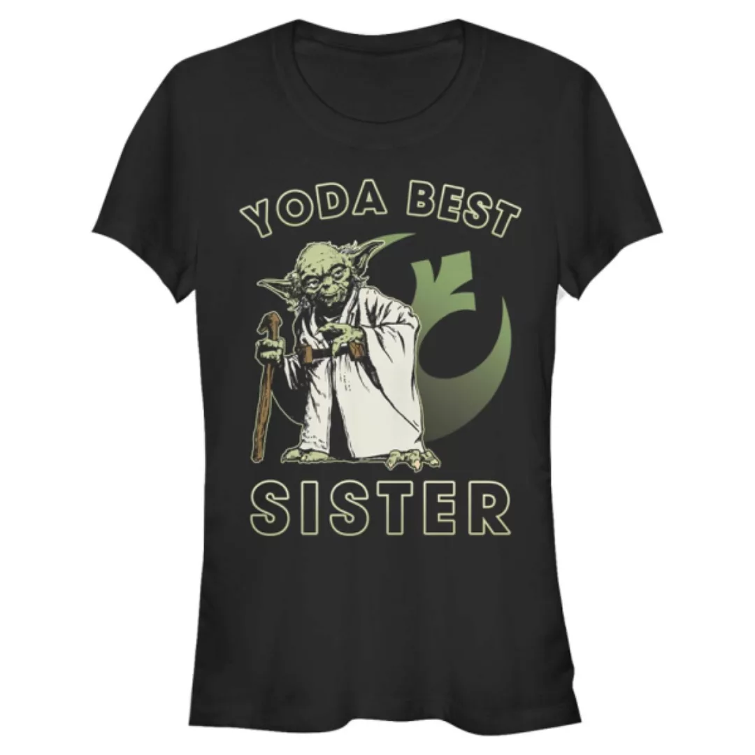Star Wars - Yoda Best Sister - Familie - Frauen T-Shirt günstig online kaufen