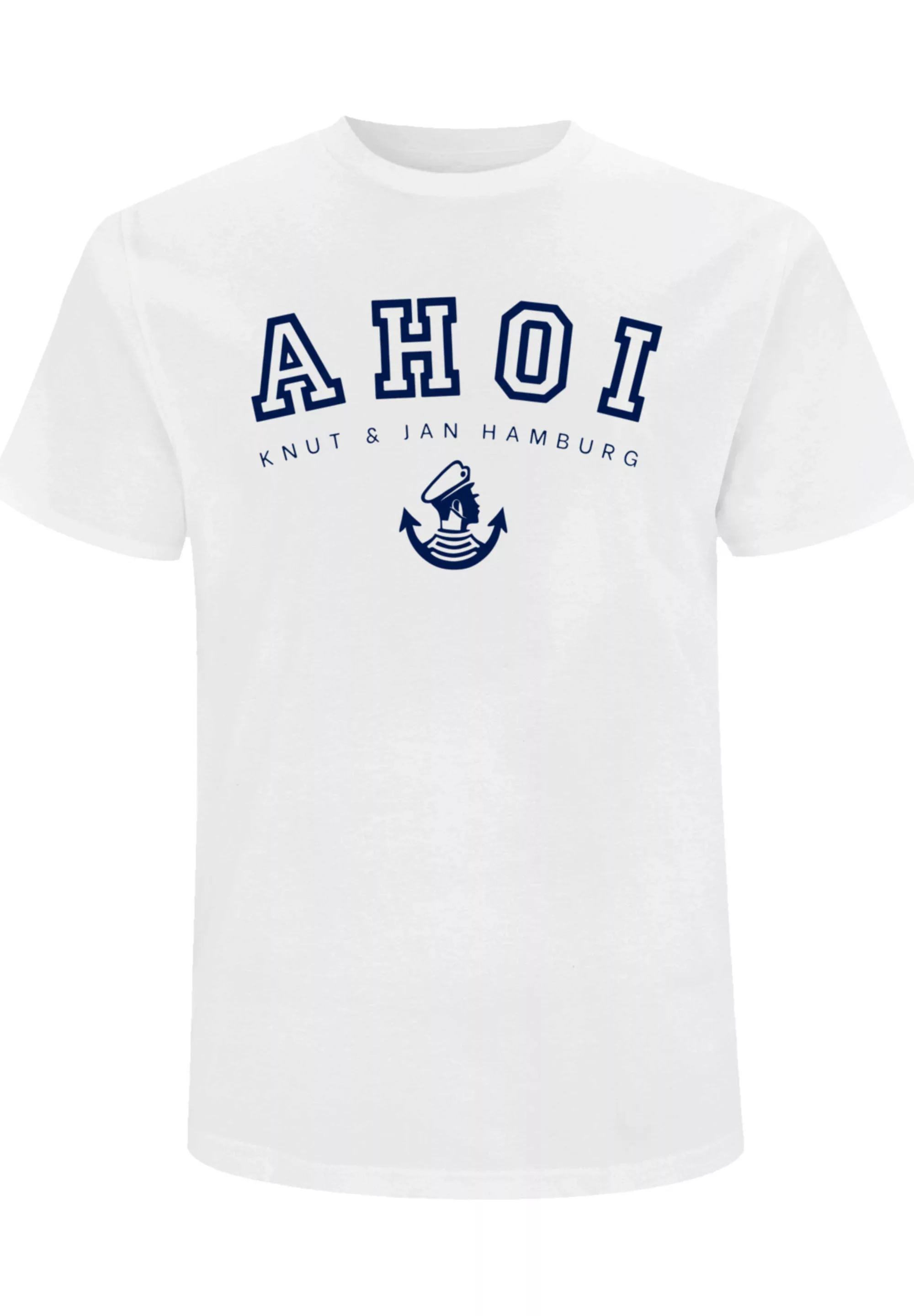 F4NT4STIC T-Shirt "Ahoi Knut & Jan Hamburg", Print günstig online kaufen