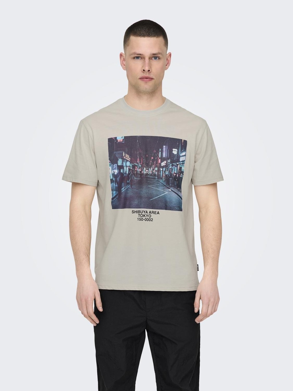 ONLY & SONS Kurzarmshirt ONSLEX LIFE REG PHOTOPRINT SS TEE günstig online kaufen