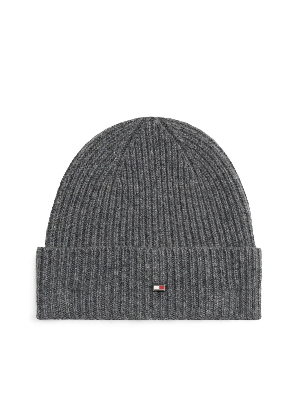 Tommy Hilfiger Beanie "TH FLAG CASHMERE", mit Umschlag, aus Strick günstig online kaufen