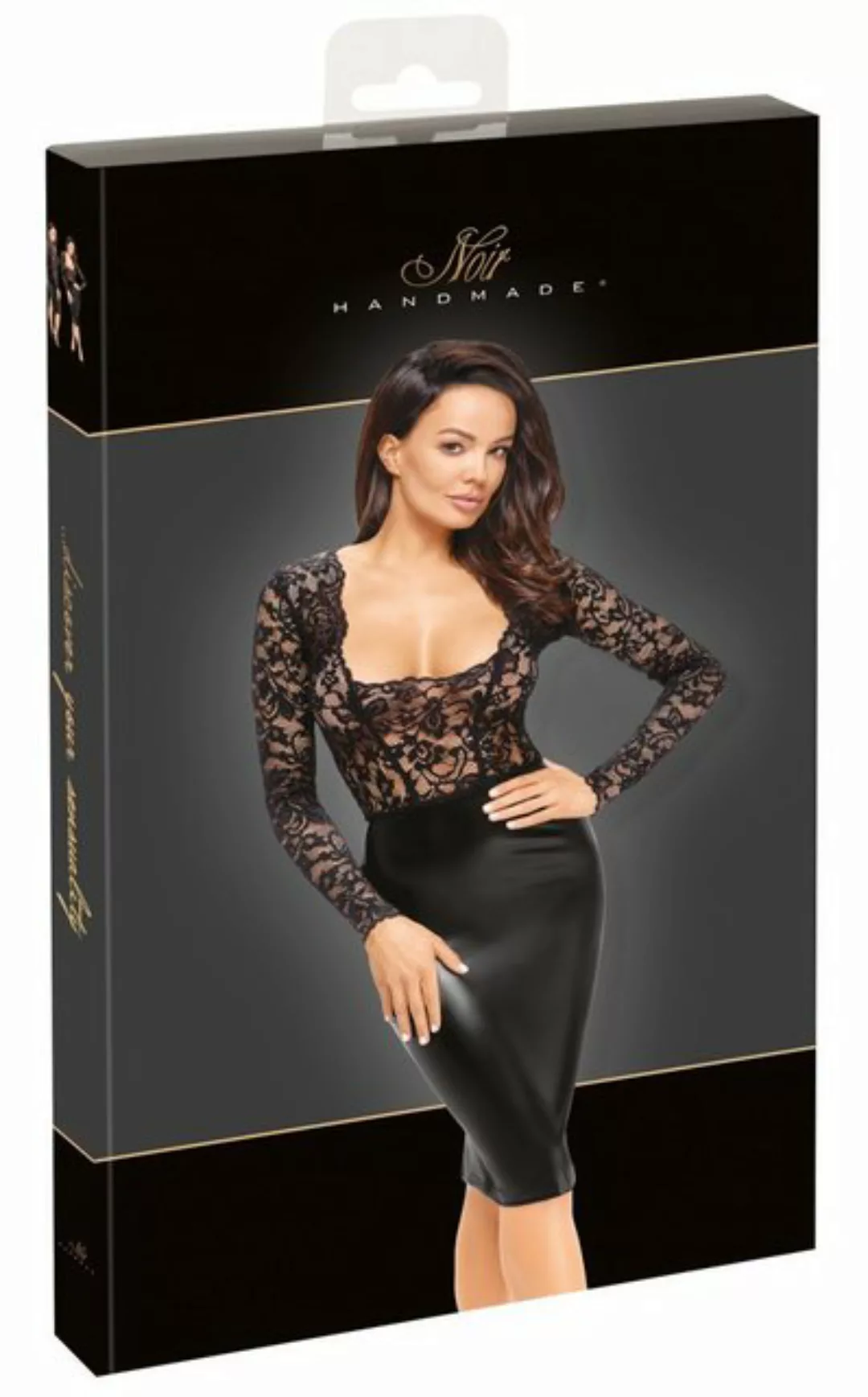 Noir Partykleid Noir - Kleid Spitze M günstig online kaufen